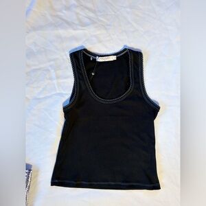 Black Sleeveless Top